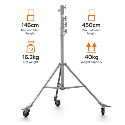 Godox SA5045 Heavy-Duty Stand Max 450cm Težina 16kg Nosivost 40kg  - 8